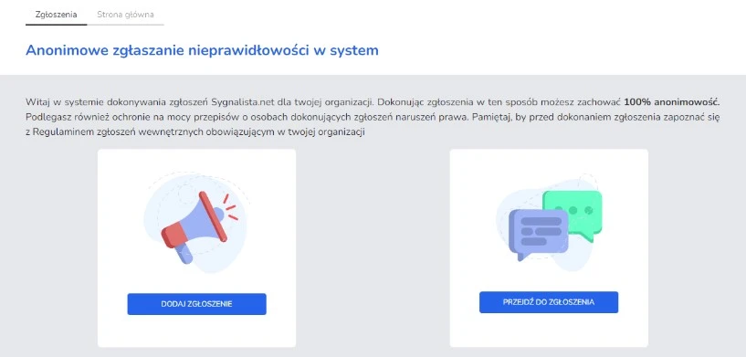 Aplikacja Sygnalista.Net